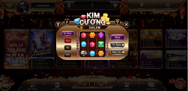 Nổ hũ Kim Cương | Giới thiệu vòng quay Kim Cương